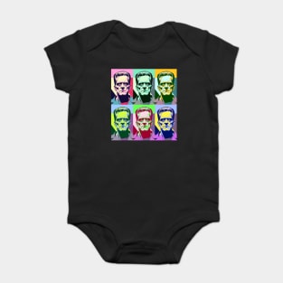 Frankenstein Retro Style Baby Bodysuit